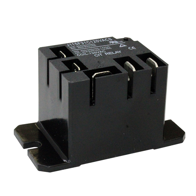 J115F31C120VACS CIT Relay and Switch  Power Relays Over 2 Amps